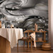 Wall Mural Starry Path - composition of abstract waves with diamonds and shimmer 62105 additionalThumb 6