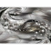 Wall Mural Starry Path - composition of abstract waves with diamonds and shimmer 62105 additionalThumb 1