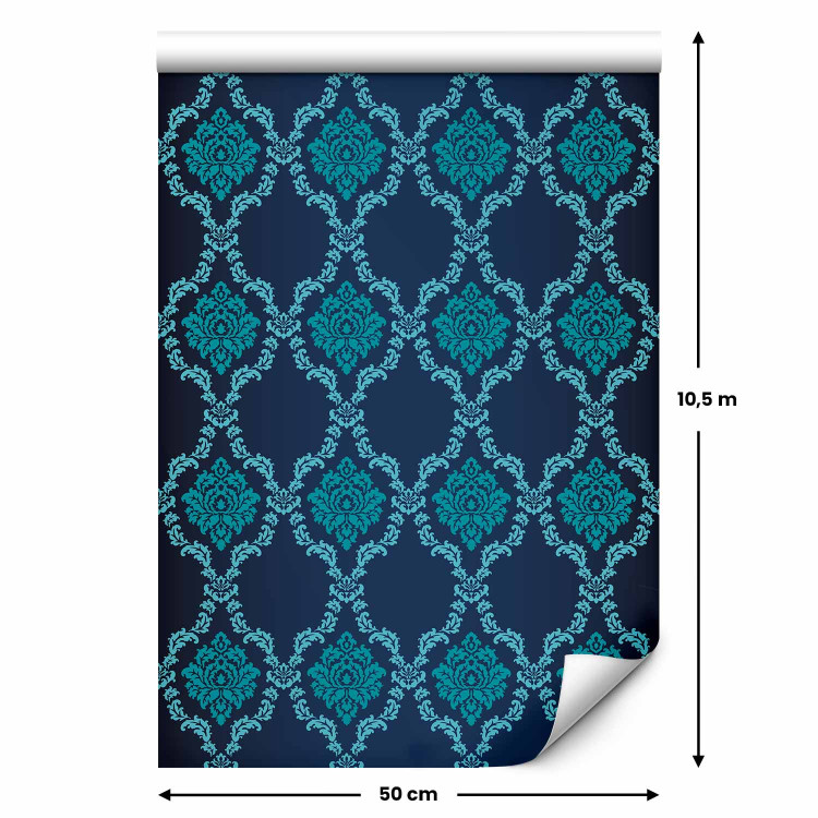 Modern Wallpaper Blooming  turquoise 89405 additionalImage 7