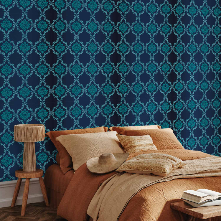 Modern Wallpaper Blooming  turquoise 89405 additionalImage 4