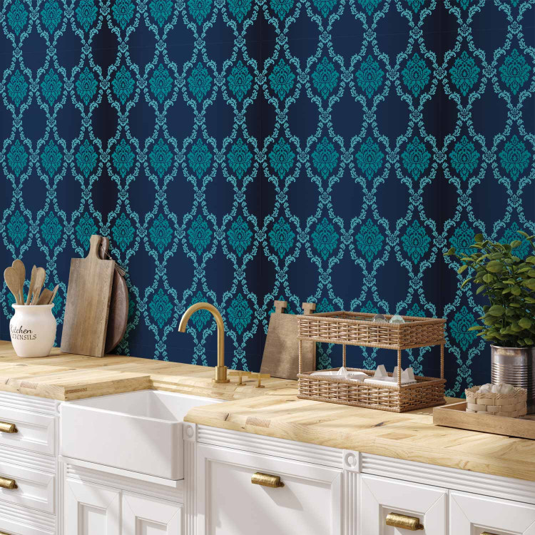 Modern Wallpaper Blooming  turquoise 89405 additionalImage 9