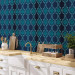 Modern Wallpaper Blooming  turquoise 89405 additionalThumb 9