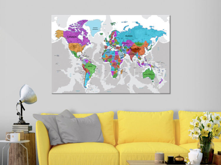 Canvas Art Print Territory of Colours 92105 additionalImage 3
