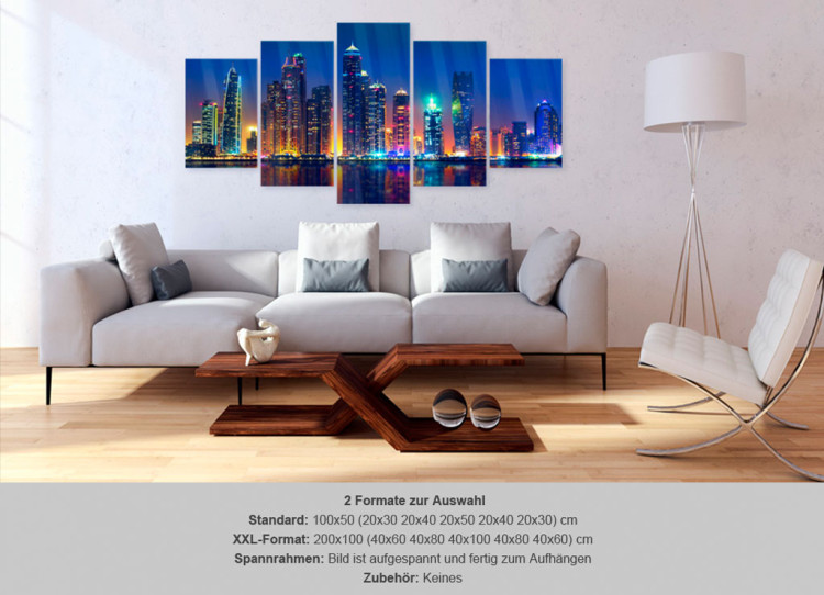 Acrylic print Nights in Dubai [Glass] 92505 additionalImage 7