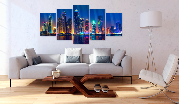 Acrylic print Nights in Dubai [Glass] 92505 additionalImage 3
