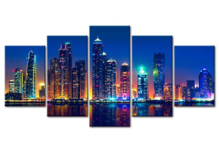 Acrylic print Nights in Dubai [Glass] 92505 additionalImage 2