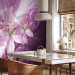 Photo Wallpaper Purple comet - lily flowers on a fancy background with a glow effect 92905 additionalThumb 7