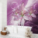 Photo Wallpaper Purple comet - lily flowers on a fancy background with a glow effect 92905 additionalThumb 8