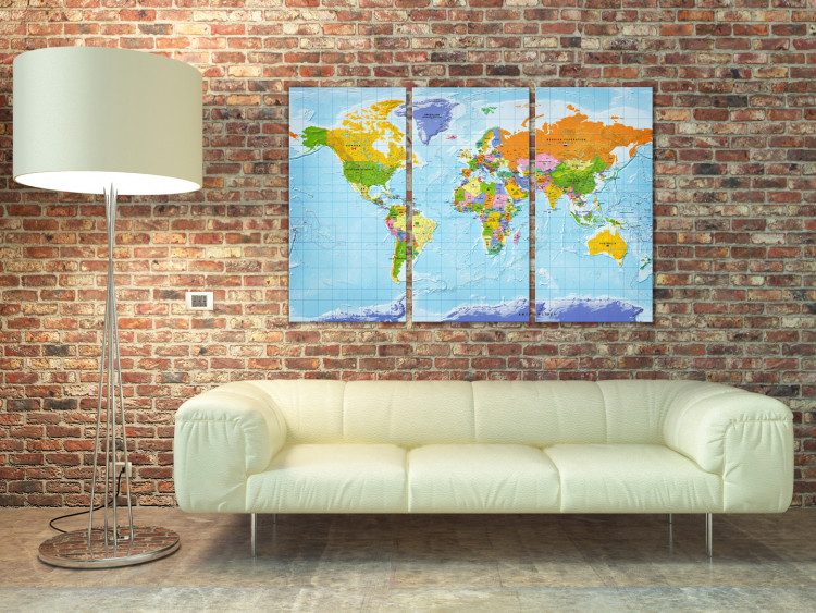 Decorative Pinboard World Map: Countries Flags II [Cork Map] 97405 additionalImage 4