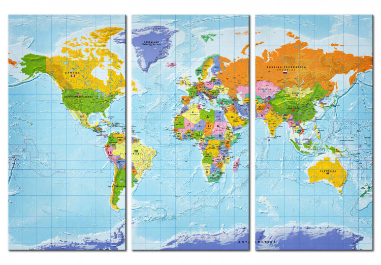 Decorative Pinboard World Map: Countries Flags II [Cork Map] 97405 additionalImage 2