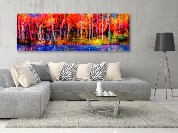 Canvas Colorful Autumn Trees 98105 additionalImage 3