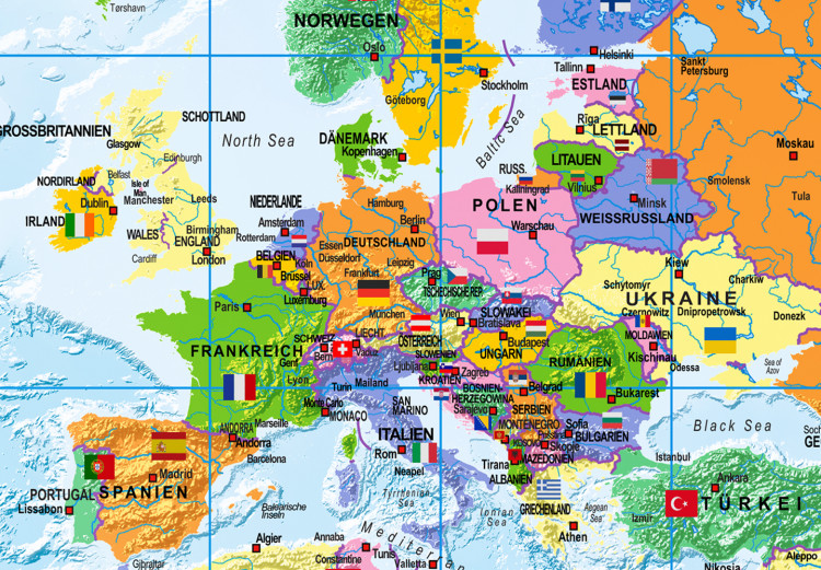 Decorative Pinboard World Map: Countries Flags [Cork Map - German Text] 105615 additionalImage 9