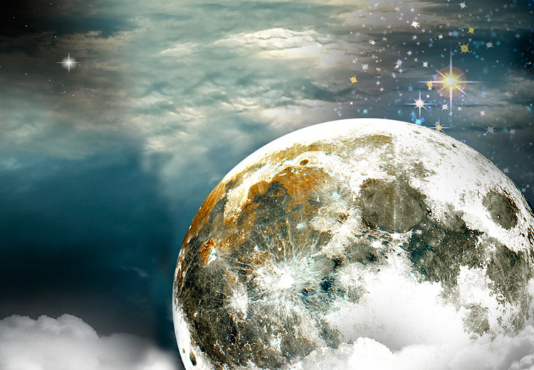 Canvas Print Moon in the Clouds 106715 additionalImage 5