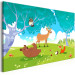 Canvas Art Print Friendly Animals (1 Part) Wide 106915 additionalThumb 2