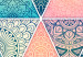 Canvas Print Oriental Triangles (3-part) - Geometric Figures in Zen Motif 108015 additionalThumb 5