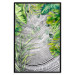 Poster Wild Thing - botanical composition with tropical leaves and text 114315 additionalThumb 15
