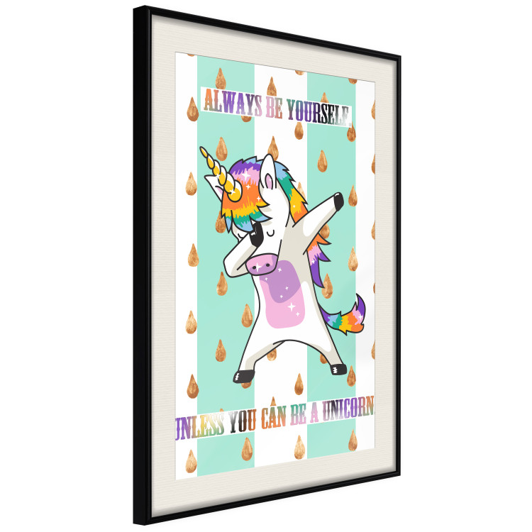 Poster Always be yourself - fun colorful composition with messages for children 114415 additionalImage 3