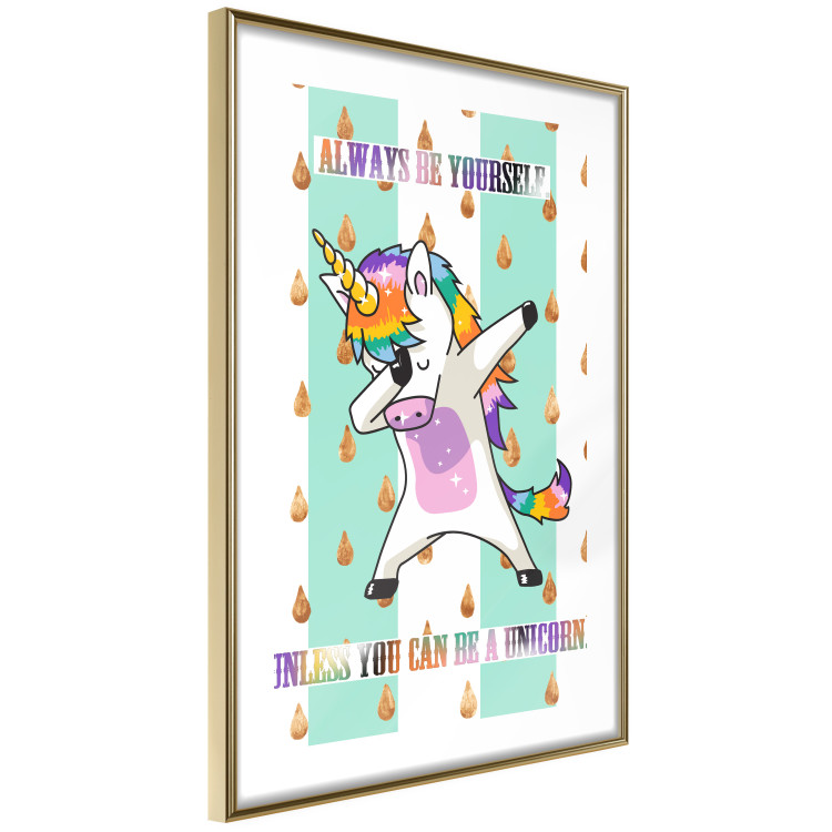 Poster Always be yourself - fun colorful composition with messages for children 114415 additionalImage 8