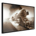 Wall Poster Vintage Steam Engine - black smoke rising from the chimney of a moving train 116415 additionalThumb 10