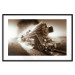 Wall Poster Vintage Steam Engine - black smoke rising from the chimney of a moving train 116415 additionalThumb 15