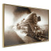 Wall Poster Vintage Steam Engine - black smoke rising from the chimney of a moving train 116415 additionalThumb 12