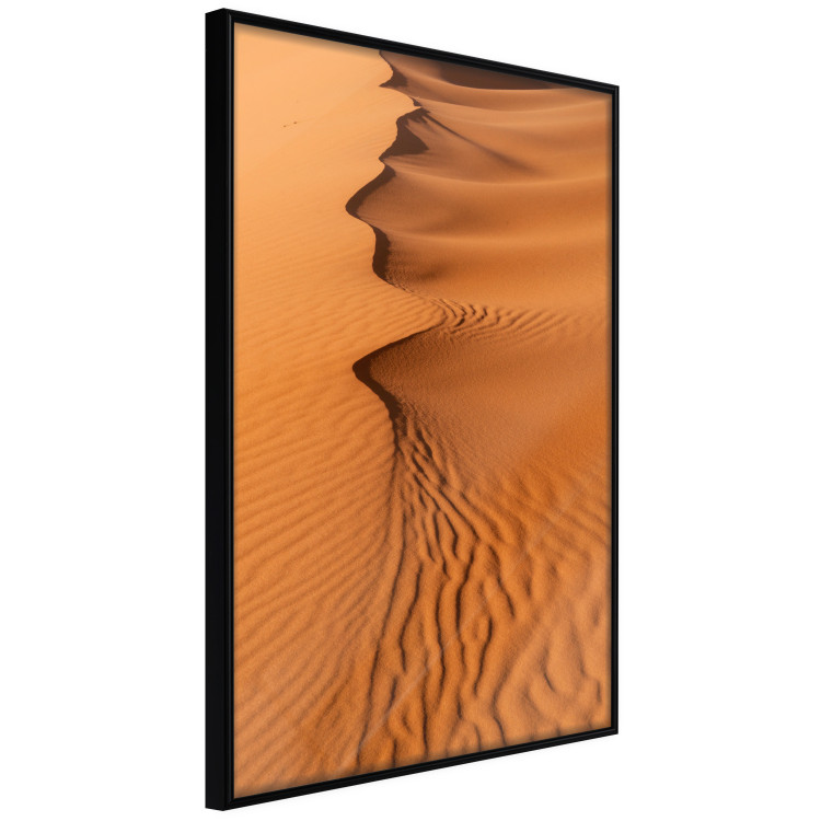 Poster Sandy Shapes - orange-brown desert landscape in Morocco 116515 additionalImage 10