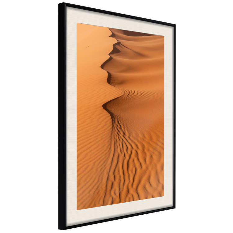 Poster Sandy Shapes - orange-brown desert landscape in Morocco 116515 additionalImage 3