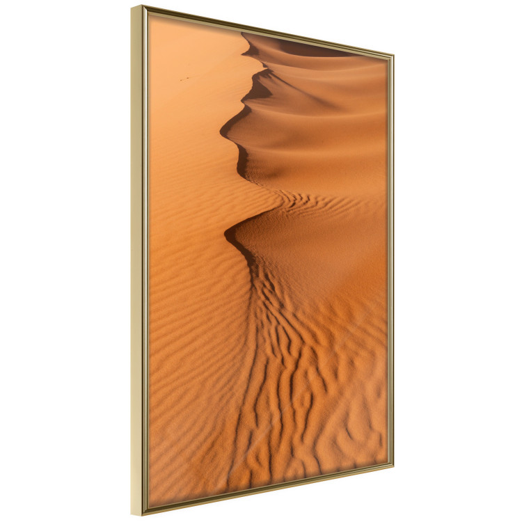 Poster Sandy Shapes - orange-brown desert landscape in Morocco 116515 additionalImage 12