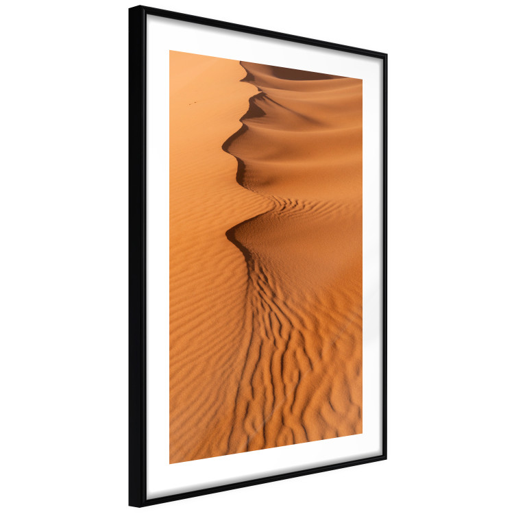 Poster Sandy Shapes - orange-brown desert landscape in Morocco 116515 additionalImage 11