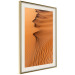 Poster Sandy Shapes - orange-brown desert landscape in Morocco 116515 additionalThumb 2