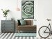 Poster Beautiful Succulent - Scandinavian plant composition with green leaves 117115 additionalThumb 6