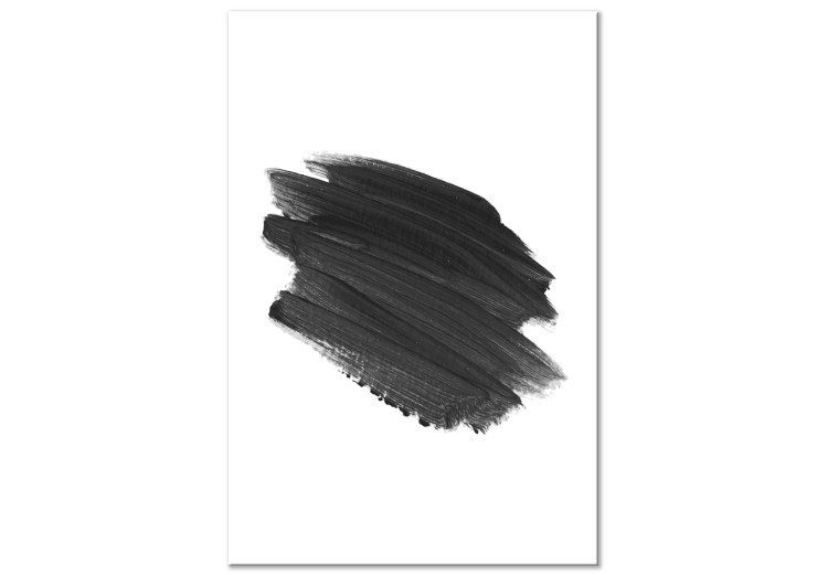 Canvas Print Brush in Action (1-part) - Watercolor Painting in Monochrome 117315