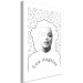 Canvas Art Print Marylin Monroe - LA pop art star on a diamond background 117415 additionalThumb 2