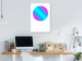 Canvas Print Gradient circle - blue and pink graphics on a white background 117615 additionalThumb 3