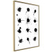 Poster Twelve Spots - simple black and white composition in ink blots 117915 additionalThumb 12