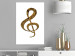 Poster Violin Clef - musical composition with a graphic symbol on white 118315 additionalThumb 23