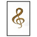 Poster Violin Clef - musical composition with a graphic symbol on white 118315 additionalThumb 17