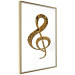 Poster Violin Clef - musical composition with a graphic symbol on white 118315 additionalThumb 12