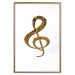 Poster Violin Clef - musical composition with a graphic symbol on white 118315 additionalThumb 14