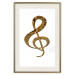 Poster Violin Clef - musical composition with a graphic symbol on white 118315 additionalThumb 19