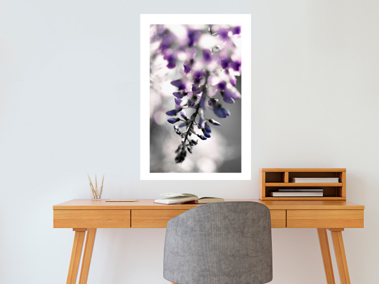 Wall Poster Purple Bluebells - botanical composition with delicate purple flowers 121615 additionalImage 2
