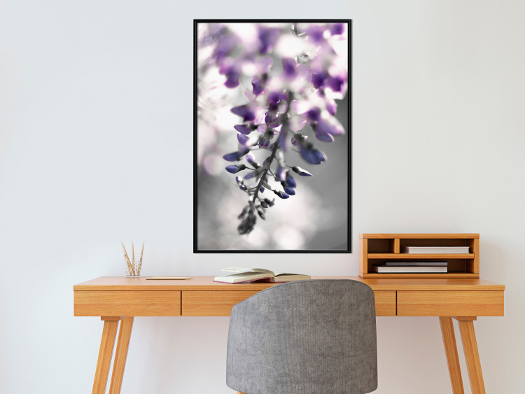 Wall Poster Purple Bluebells - botanical composition with delicate purple flowers 121615 additionalImage 3