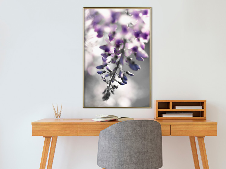 Wall Poster Purple Bluebells - botanical composition with delicate purple flowers 121615 additionalImage 5