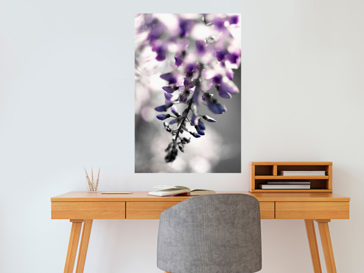 Wall Poster Purple Bluebells - botanical composition with delicate purple flowers 121615 additionalImage 17