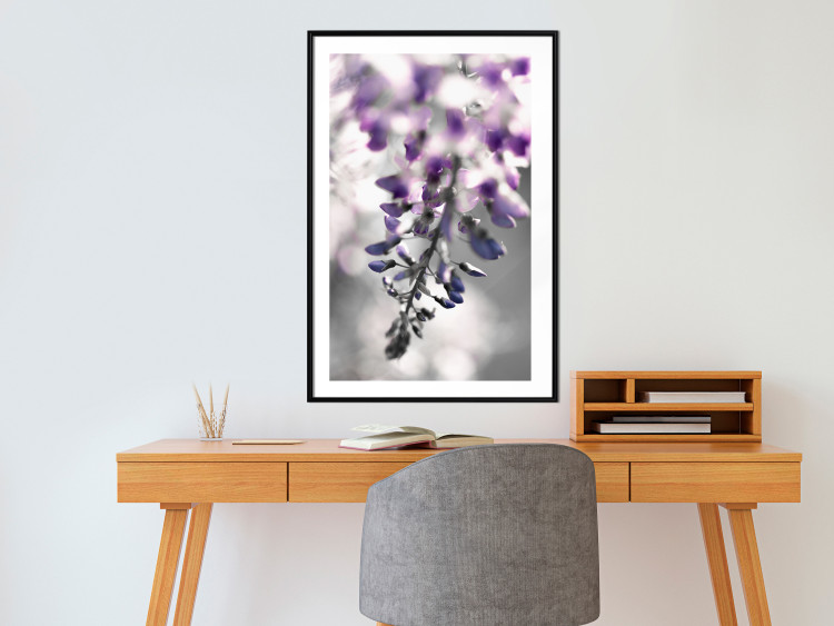 Wall Poster Purple Bluebells - botanical composition with delicate purple flowers 121615 additionalImage 4