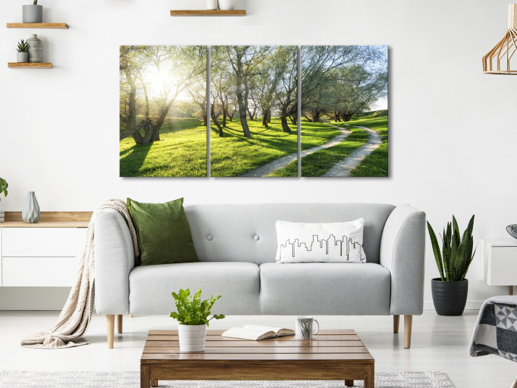 Canvas Print May Orchard (3 Parts) 122215 additionalImage 3