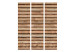 Folding Screen Desert Meridian - texture of brown wooden planks with knots 123015 additionalThumb 3