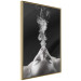 Poster Smoke Cloud - black and white female face with smoke coming out of mouth 123615 additionalThumb 12