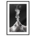 Poster Smoke Cloud - black and white female face with smoke coming out of mouth 123615 additionalThumb 19