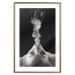 Poster Smoke Cloud - black and white female face with smoke coming out of mouth 123615 additionalThumb 20
